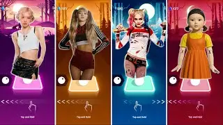 Rose Bruno Mars Apt vs Lisa Money Blackpink How You Like That vs Jisoo Flower vs Harley | Squid Game