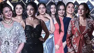 Top Television actress arrive at International Iconic Awards 2025 | Rupali, Jennifer, Divyanka More