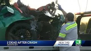 2 die after car splits in half in Granite Bay crash, CHP says