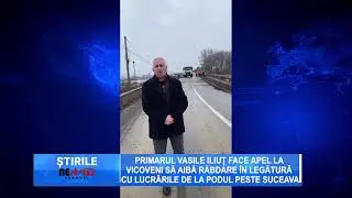 Primarul face apel la vicoveni să aibă răbdare în legătură cu lucrările de la podul peste Suceava