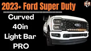 Ford F250/F350/F450 Super Duty Curved 40in Light Bar PRO |Tutorial | M&R Automotive