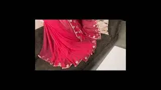 How to make gota pati saree at home
