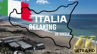 Sicily in 4K - A Relaxing 4K Drone Journey in Italy With Calming Music
