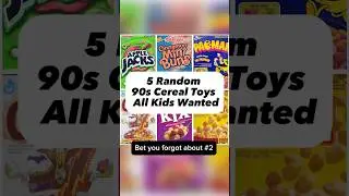 5 Forgotten Cereal Toys That Every Kid Wanted #nostalgia #1990s #memories #90skids #retro #childhood