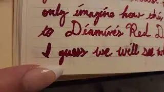 J. Herbin's Parfum Rose 🌹 VS Diamine's Red Dragon 🐉
