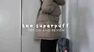 aritzia tna superpuff try-on + review