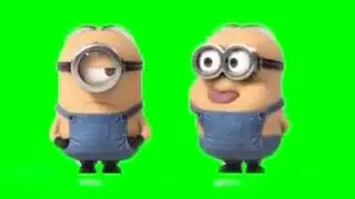 HD Free Minion Teasing with Cool Jam Music Green Screen Effect