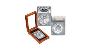 2016 SP70 ANACS SatinFinish Silver Eagle Dollar Coin