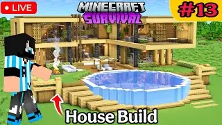 Minecraft Survival World - House Build - Minecraft Series - Survival / #13
