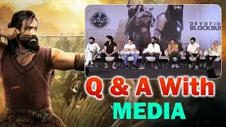 Q&A Session With Kannappa Team At Kannappa Movie Success Press Meet | Manchu Vishnu || Bullet Raj