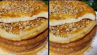 أحسن من السفنج واحسن من البيني🤔 فطاىر المقلاة السريعة بدون كلوتين.بدون بيض.مذاق لا يقاوم
