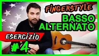 STUPENDO BASSO ALTERNATO DA PROVARE!! Lezioni di Chitarra Acustica Fingerpicking - Fingerstyle