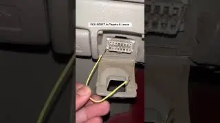 ECU Reset in Toyota & Lexus #auto