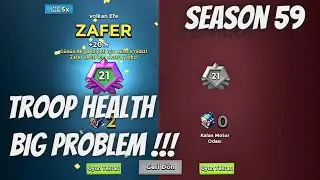 SEASON 59 Boom Beach Warships ( 😓Troop  Big problem!!! Next 7 ER.