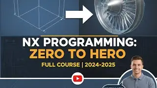 🚀 NX CAD/CAM Full Course: From Zero to Expert (2025) #nxprogramming #vmcprogramming #nxcam #engineer