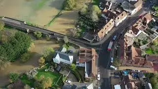 Yalding in Kent the River's have burst their banks