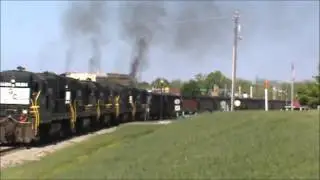 Chasing Georgia Central L782 Coal/Intermodal Train 4/9/12