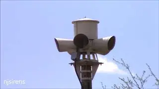 Sentry 14V Fire Siren Test - Pennington, NJ (Attack)