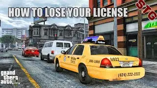 HOW TO LOSE YOUR LICENSE IN GTA 5 (GTA 5 NIKO REAL LIFE MODS )