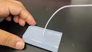 Microfluidic Y Channel Testing with Syringe Pump