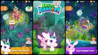 Idle Rabbits: Save the World Gameplay Android