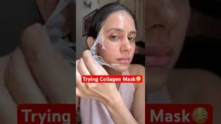 I tried Medicube Night Wrapping Collagen Mask 😳#KBeauty  #CollagenMask #Medicube #Skincare