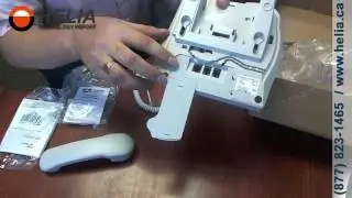 Распаковка офисного настольного телефона Nortel T7208