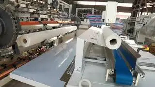 L&iacute;nea de producci&oacute;n autom&aacute;tica de m&aacute;quinas cortadoras de envoltura de rollos de papel higi&eacute;nico