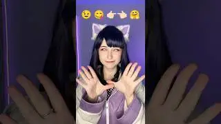 Emoji trend but with Hinata 💜 would Naruto like it?) #cosplay #hinata #naruto #hinatacosplay