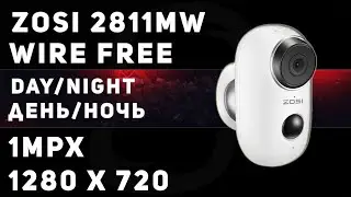 ZOSI 2811MW WIRE FREE  IP CAMERA