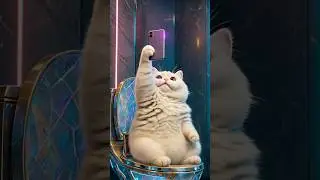 Future Bathroom Trends&hellip; Led by Cats! 🐾 #catselfie   #futuristicvibes #luxury #cuteandfunny #ai