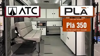 ATC Plā 350 Ultra Lite Toy Hauler Full Walkthrough Video