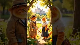 When Two Stray Cats Fell in Love 💖 | Magical Cat Romance Story (Viral Animation) 🐾