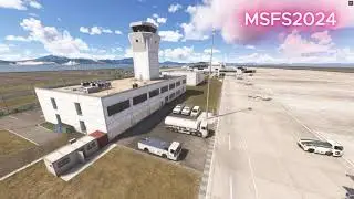 MSFS2020とMSFS2024の比較、World Update20 : JAPANの北九州空港 日本 マイクロソフト Flight Simulator