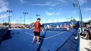 PPA Championship Men's Doubles Quarterfinal Pro Collin Johns Matt Goebel Rob Cassidy Unicorn Webster