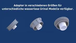 Adapter f&uuml;r wasserlose Urinale
