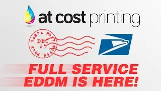 At Cost Printing - Full Service EDDM is here!