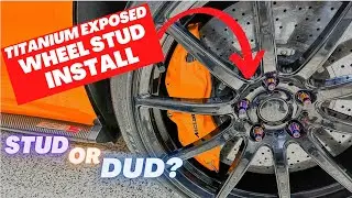 BONOSS Titanium Exposed Wheel Stud Upgrade for McLaren Supercars