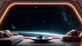 Cosmic Tranquility - Space Ambient Music - Spaceship Chill