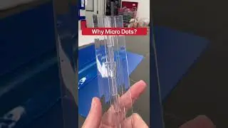 Micro Dots on Acrylic Hinges