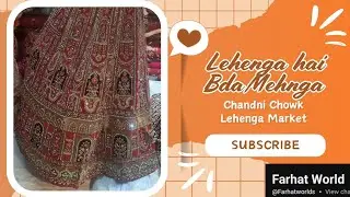 👗 Lehenga Hai Bada Mehenga! | Chandni Chowk Shopping Vlog ✨💃