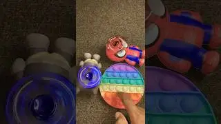 Kineticsand Popit Fidget #satisfying #kineticsand #popit #machine #shorts