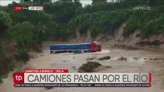Lluvias en Tarija ponen en riesgo a los conductores