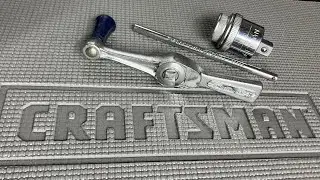 Vintage Craftsman Oddities: Speed Spinner Ratchet, Breaker Bar Cross Bar & Ratcheting Adapter