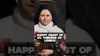 Happy Feast day of St. Th&eacute;r&egrave;se of Lisieux #sttherese #stthereseoflisieux #feastdays #jesus #catholic