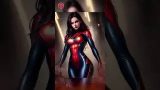 Beautiful Spider Woman - Ai Generated #superhero #spiderman