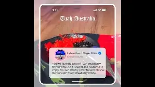 French Connoisseur Reviews Strawberry Shisha - tuahflavor