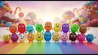 One to Twenty with Jellybean Friends 🍬 | Counting Song for Kids | Preschool Learning Rhyme