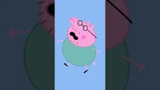 Daddy Pig Jumps Out of Plane! #PeppaPig #Shorts