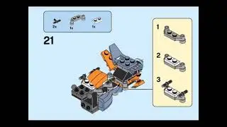 Конструктор LEGO Creator 31111 Киберскутер, инструкция по сборке #лего #lego #конструктор